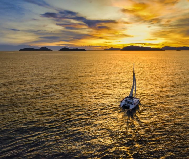 Sunset Sailing Thailand Andaman Sea - Learn to Sail Resurgence Sailing